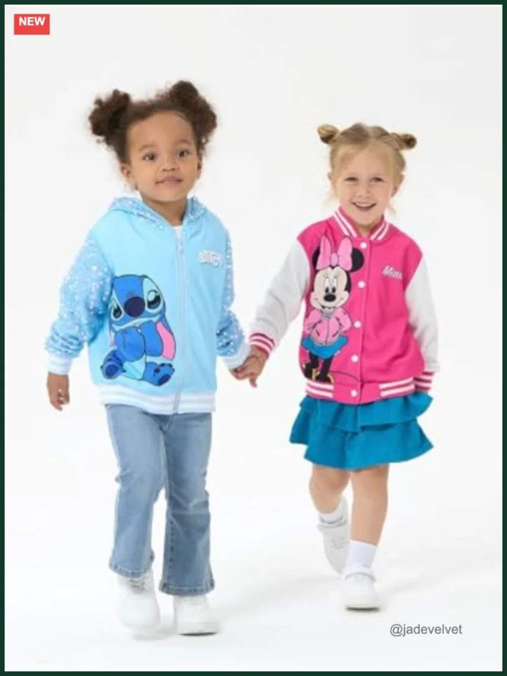 Girls Hooded Sweatshirt Jacket Sequin Stitch Full Zip